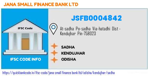Jana Small Finance Bank Sadha JSFB0004842 IFSC Code