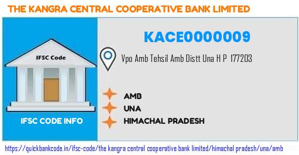 The Kangra Central Cooperative Bank Amb KACE0000009 IFSC Code