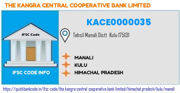 The Kangra Central Cooperative Bank Manali KACE0000035 IFSC Code