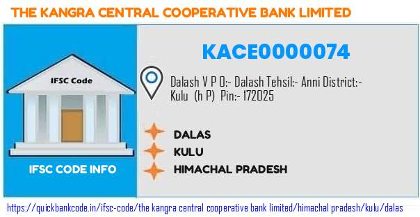 The Kangra Central Cooperative Bank Dalas KACE0000074 IFSC Code