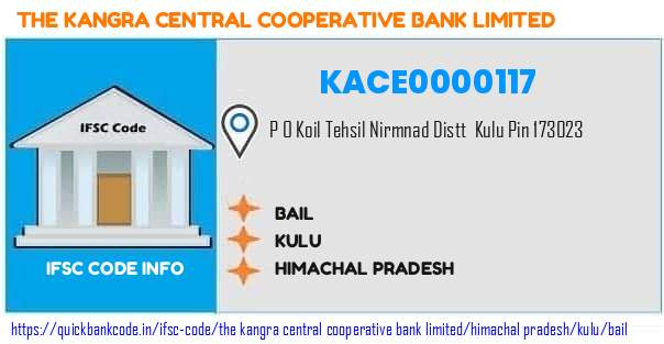 The Kangra Central Cooperative Bank Bail KACE0000117 IFSC Code