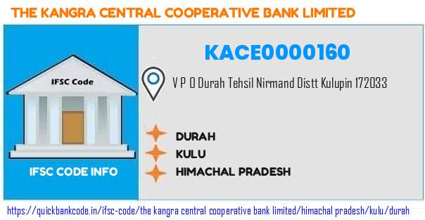 The Kangra Central Cooperative Bank Durah KACE0000160 IFSC Code