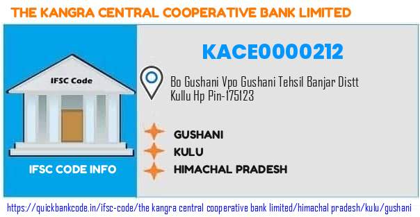 The Kangra Central Cooperative Bank Gushani KACE0000212 IFSC Code