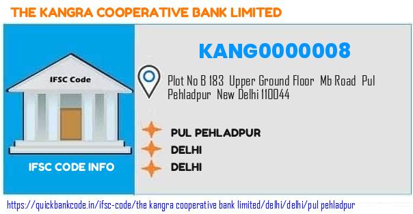 The Kangra Cooperative Bank Pul Pehladpur KANG0000008 IFSC Code