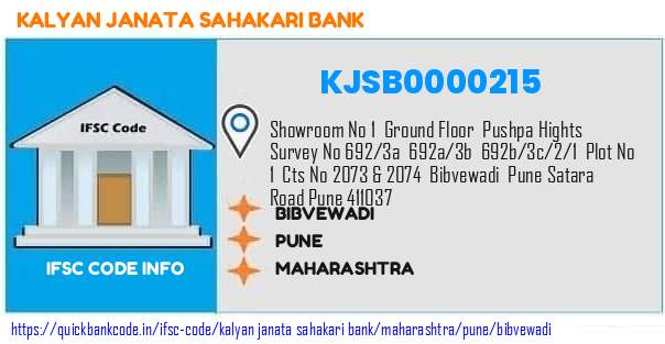 Kalyan Janata Sahakari Bank Bibvewadi KJSB0000215 IFSC Code