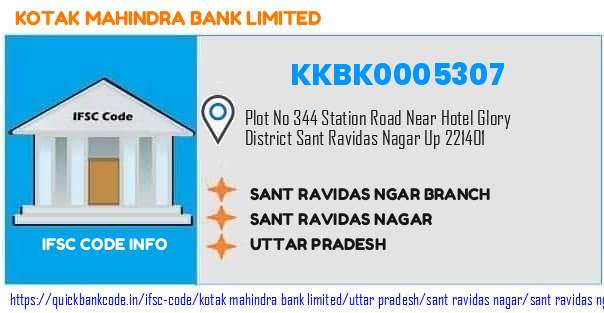 Kotak Mahindra Bank Sant Ravidas Ngar Branch KKBK0005307 IFSC Code