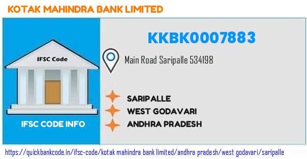 Kotak Mahindra Bank Saripalle KKBK0007883 IFSC Code