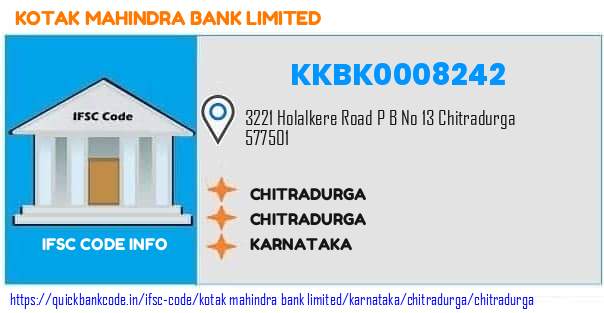 Kotak Mahindra Bank Chitradurga KKBK0008242 IFSC Code