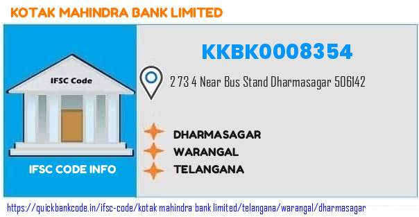 Kotak Mahindra Bank Dharmasagar KKBK0008354 IFSC Code