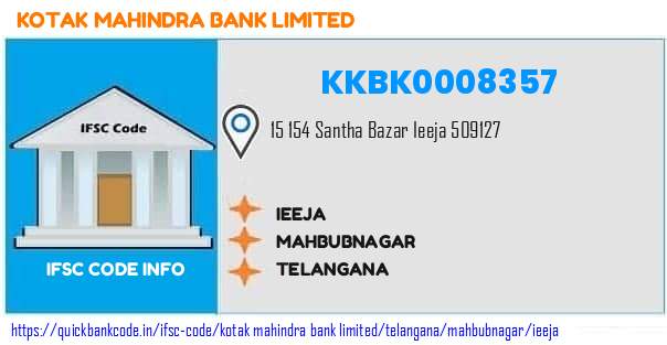 Kotak Mahindra Bank Ieeja KKBK0008357 IFSC Code