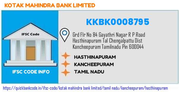 KKBK0008795 Kotak Mahindra Bank. HASTHINAPURAM