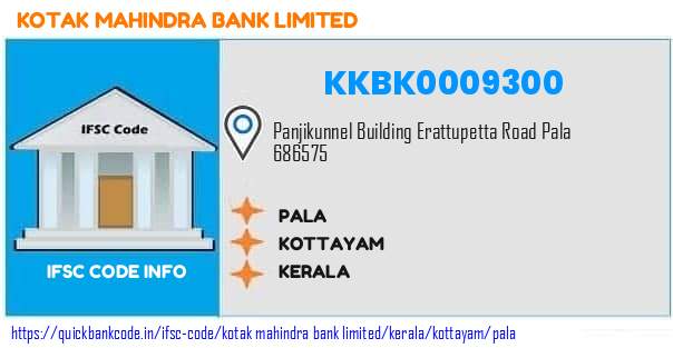 Kotak Mahindra Bank Pala KKBK0009300 IFSC Code