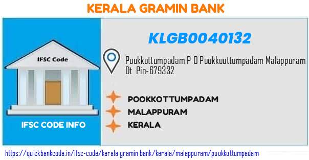 Kerala Gramin Bank Pookkottumpadam KLGB0040132 IFSC Code