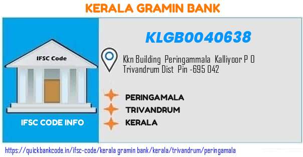 Kerala Gramin Bank Peringamala KLGB0040638 IFSC Code