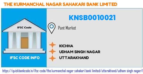 The Kurmanchal Nagar Sahakari Bank Kichha KNSB0010021 IFSC Code