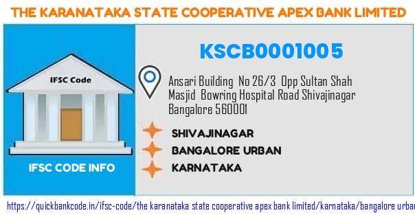 The Karanataka State Cooperative Apex Bank Shivajinagar KSCB0001005 IFSC Code