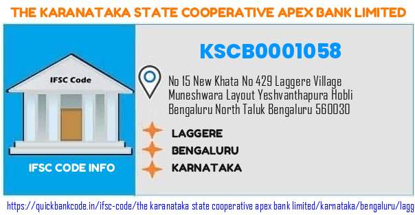 The Karanataka State Cooperative Apex Bank Laggere KSCB0001058 IFSC Code