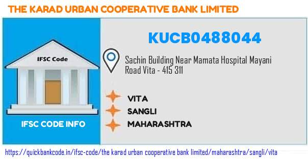 The Karad Urban Cooperative Bank Vita KUCB0488044 IFSC Code