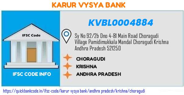 Karur Vysya Bank Choragudi KVBL0004884 IFSC Code