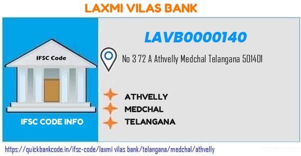 Laxmi Vilas Bank Athvelly LAVB0000140 IFSC Code