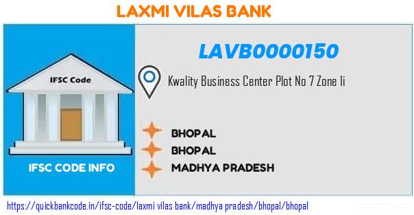 Laxmi Vilas Bank Bhopal LAVB0000150 IFSC Code