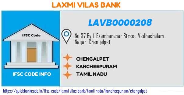 Laxmi Vilas Bank Chengalpet LAVB0000208 IFSC Code