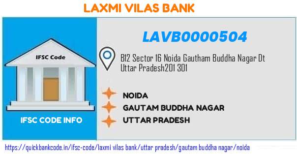 Laxmi Vilas Bank Noida LAVB0000504 IFSC Code