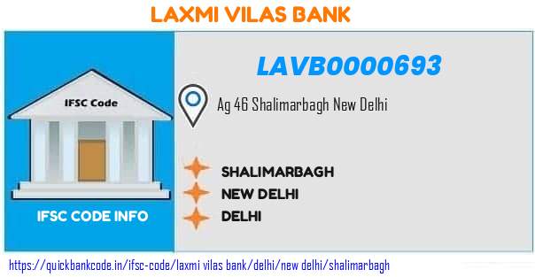 Laxmi Vilas Bank Shalimarbagh LAVB0000693 IFSC Code
