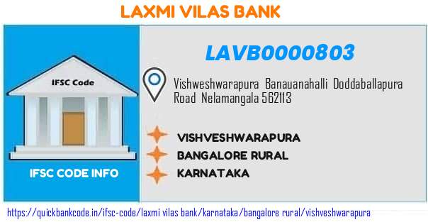 Laxmi Vilas Bank Vishveshwarapura LAVB0000803 IFSC Code