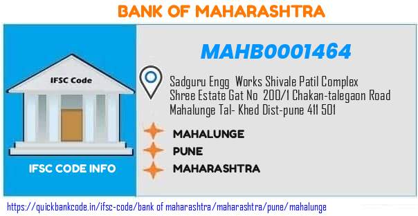 Bank of Maharashtra Mahalunge MAHB0001464 IFSC Code