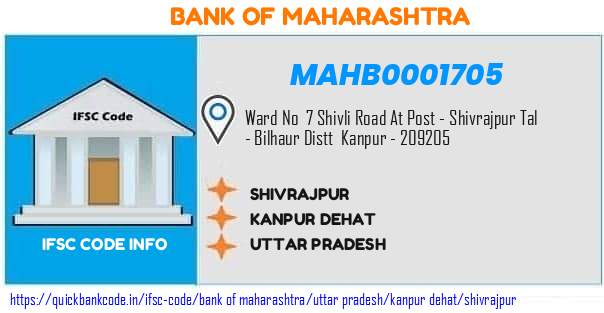 Bank of Maharashtra Shivrajpur MAHB0001705 IFSC Code