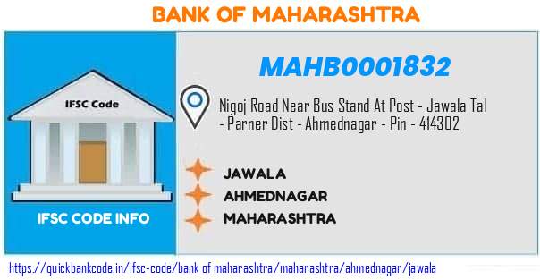 Bank of Maharashtra Jawala MAHB0001832 IFSC Code