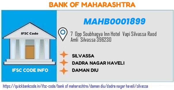 Bank of Maharashtra Silvassa MAHB0001899 IFSC Code