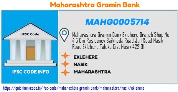 Maharashtra Gramin Bank Eklehere MAHG0005714 IFSC Code