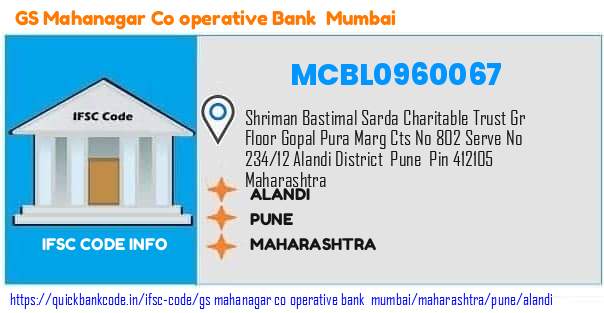 MCBL0960067 Mahanagar Co-operative Bank. ALANDI