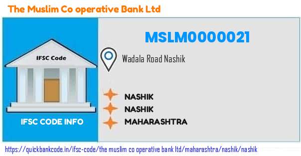 The Muslim Co Operative Bank Nashik MSLM0000021 IFSC Code