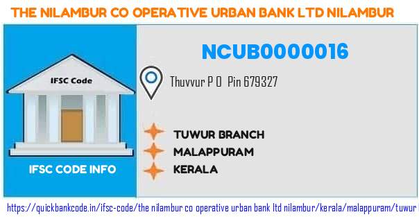 The Nilambur Co Operative Urban Bank   Nilambur Tuwur Branch NCUB0000016 IFSC Code