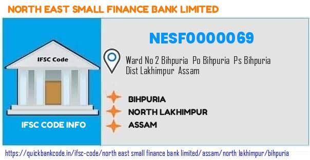 NESF0000069 North East Small Finance Bank. BIHPURIA