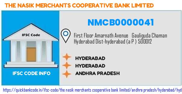 The Nasik Merchants Cooperative Bank Hyderabad NMCB0000041 IFSC Code