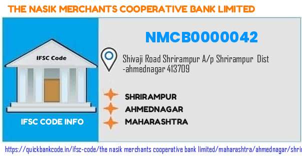 NMCB0000042 Nasik Merchants Co-operative Bank. SHRIRAMPUR