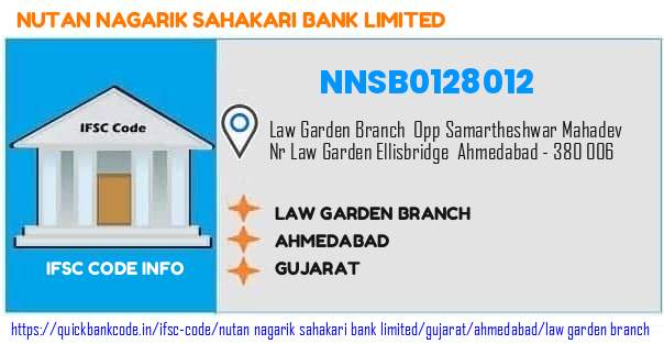 Nutan Nagarik Sahakari Bank Law Garden Branch NNSB0128012 IFSC Code