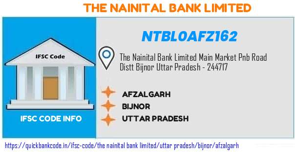 The Nainital Bank Afzalgarh NTBL0AFZ162 IFSC Code