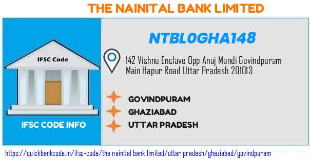 The Nainital Bank Govindpuram NTBL0GHA148 IFSC Code