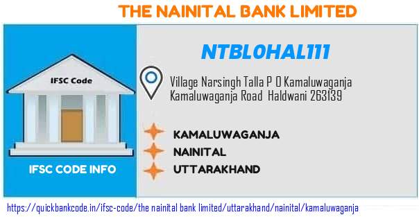 The Nainital Bank Kamaluwaganja NTBL0HAL111 IFSC Code