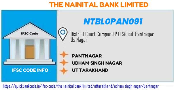 The Nainital Bank Pantnagar NTBL0PAN091 IFSC Code