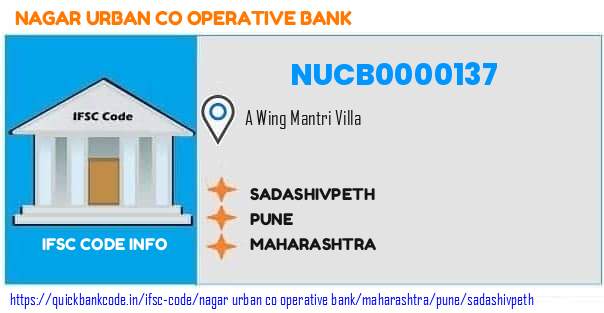 Nagar Urban Co Operative Bank Sadashivpeth NUCB0000137 IFSC Code