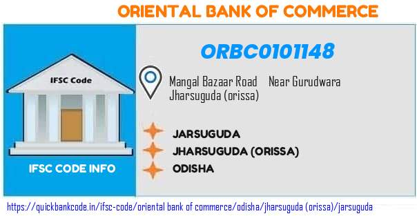 Oriental Bank of Commerce Jarsuguda ORBC0101148 IFSC Code