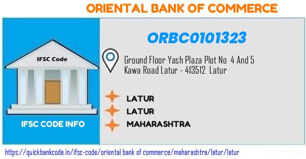 Oriental Bank of Commerce Latur ORBC0101323 IFSC Code