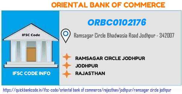 Oriental Bank of Commerce Ramsagar Circle Jodhpur ORBC0102176 IFSC Code