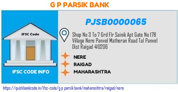 G P Parsik Bank Nere PJSB0000065 IFSC Code